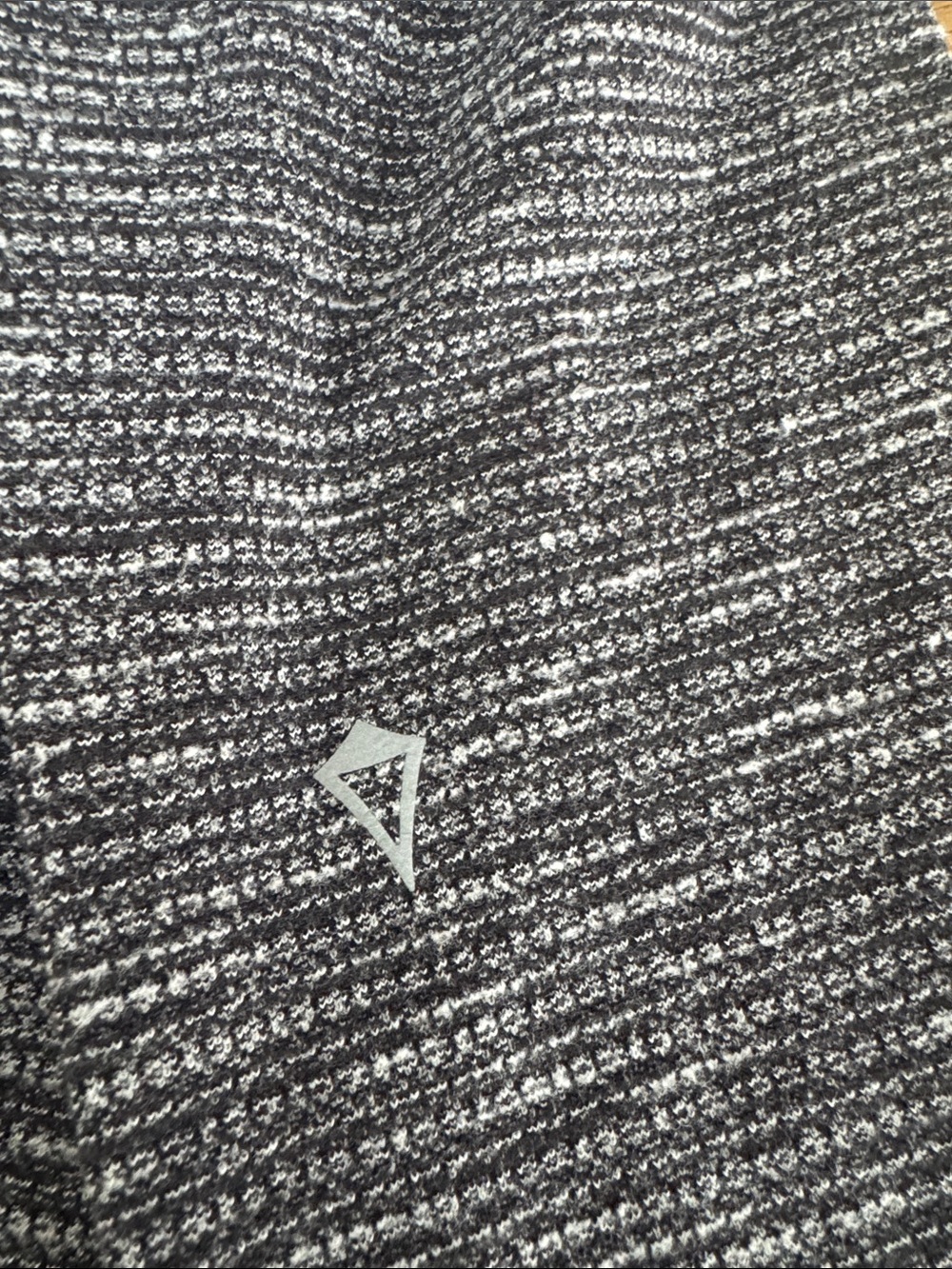 Ivivva by Lululemon Girls Size 12 Black Gray Space Dye Leggings Athletic Pants - Picture 6 of 6
